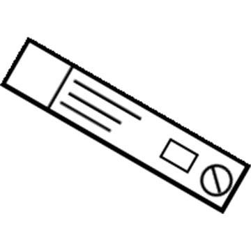 Saturn 12761987 Caution Label