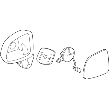 Saturn Side View Mirrors - 19211046