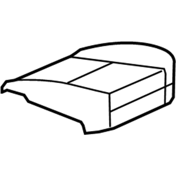 2008 GMC Sierra 1500 Seat Cushion Pad - 15243905