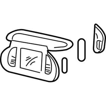 Cadillac 12482258 Mirror Assembly