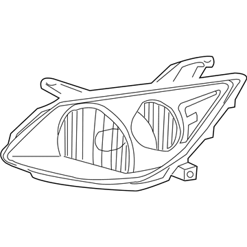 2003 Pontiac Vibe Headlight - 88972560