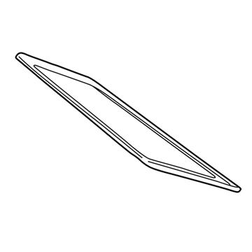 GM 12374535 Sunroof Glass