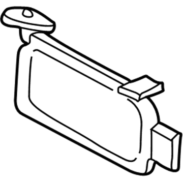 GMC 15063493 Sunvisor