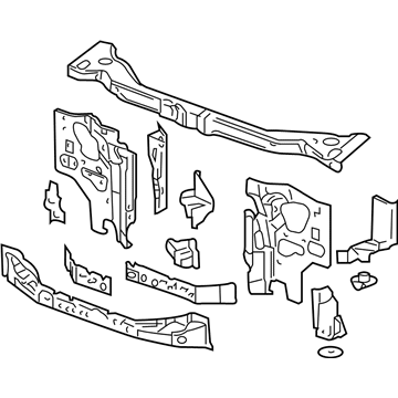 Hummer 20929730 Radiator Support