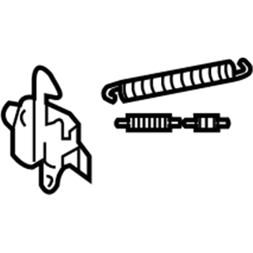 Pontiac Vibe Hood Latch - 19204811