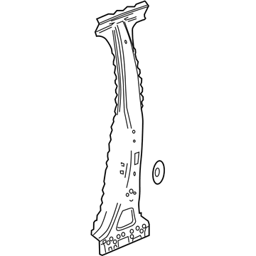 GM 22947814 Center Pillar Reinforcement, Driver Side