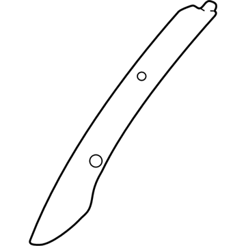 Cadillac 15214923 Windshield Pillar Trim
