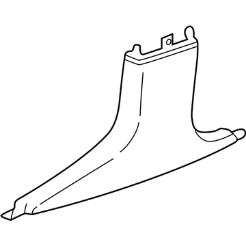 Cadillac 15241221 Lower Center Pillar Trim
