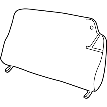 GMC 12377657 Seat Back Frame