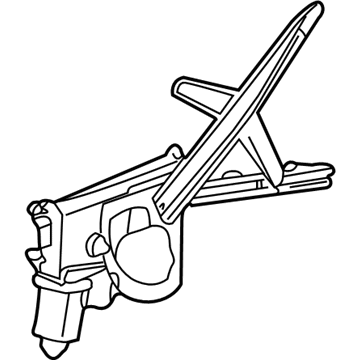 Saturn LW2 Window Regulator - 24416189