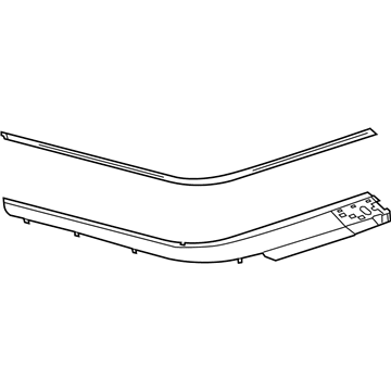Chevy 22946574 Belt Molding
