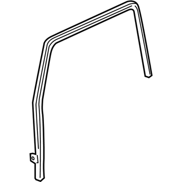 Hummer H3 Weather Strip - 25903184