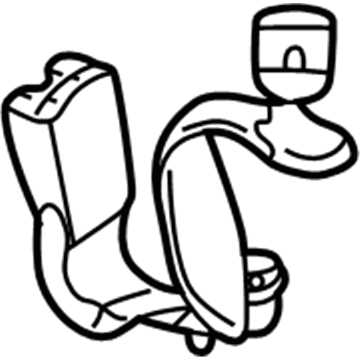 Saturn L300 Seat Belt - 22678013