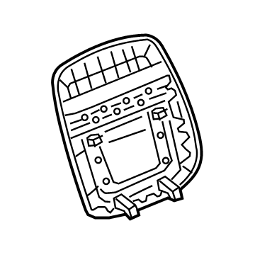 Cadillac 84812726 Seat Back Panel