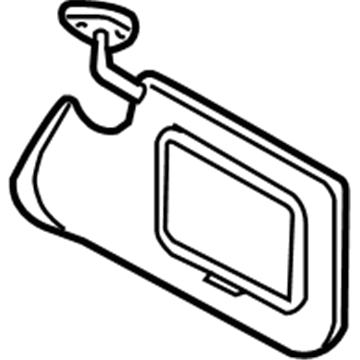 Chevy 22680816 Sunvisor