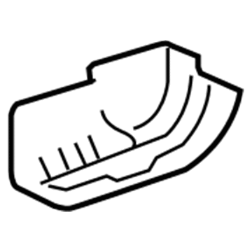 GM 89043978 Track Cover, Gray