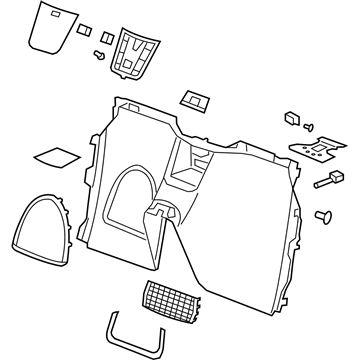 Pontiac 20823369 Partition Panel