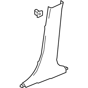 GM 42492266 Lower Center Pillar Trim, Inner Driver Side GM 42492266 Lower Center Pillar Trim, Inner Driver Side