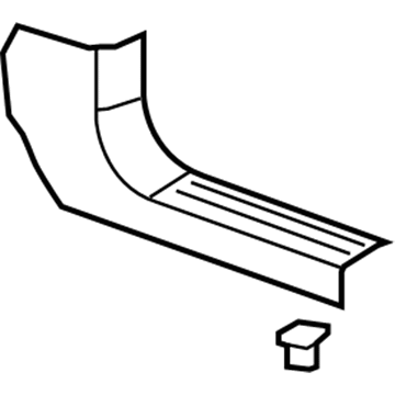 GM 22751373 Front Sill Plate, Passenger Side