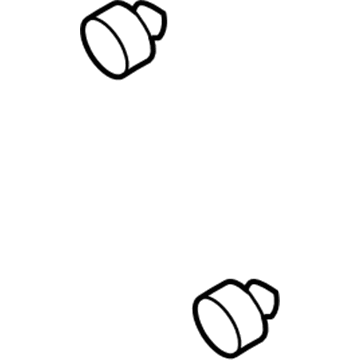 Cadillac 11519032 Lower Quarter Trim Lower Retainer