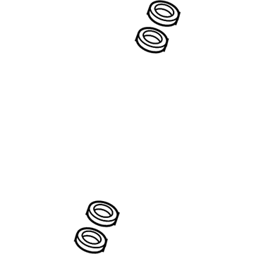 GM 15538512 Power Steering Cooler Tube Clamp, Front