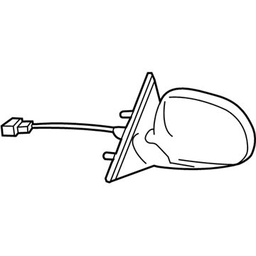 Chevy Blazer Side View Mirrors - 15193316