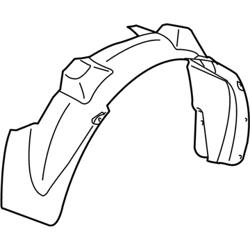 Saturn Fender Splash Shield - 15828908