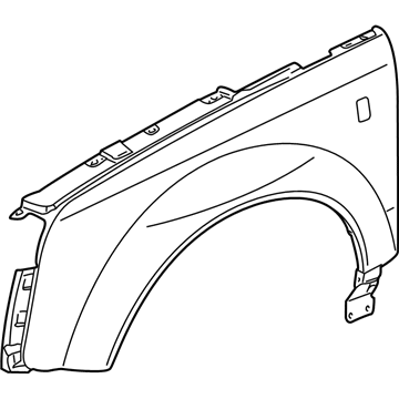 GM 15842337 Fender, Front Passenger Side