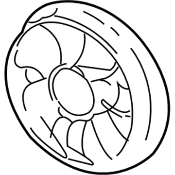 Buick 12463015 Fan Blade