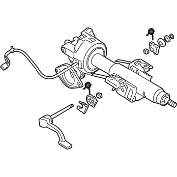Saturn 19332845 Steering Column