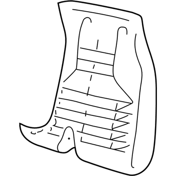2000 Chevy Impala Seat Cushion Pad - 12454434