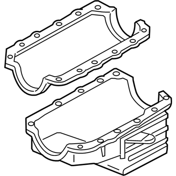 Buick Oil Pan - 12603201
