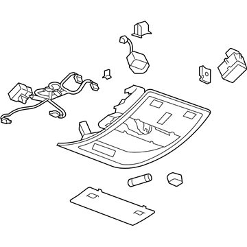 GMC 22780435 Roof Console