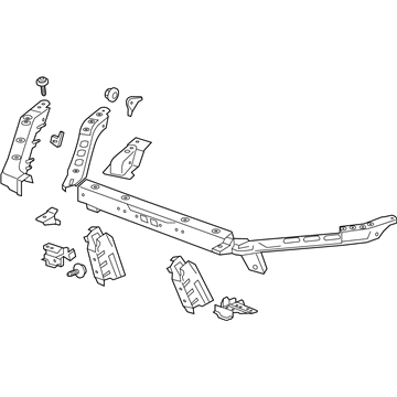 GM 84359944 Upper Tie Bar, Front