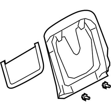 Pontiac 92197751 Seat Back Panel