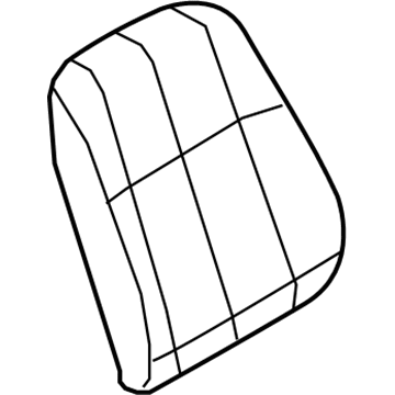 GM 92207973 Seat Back Cover, Black GM 92207973 Seat Back Cover, Black