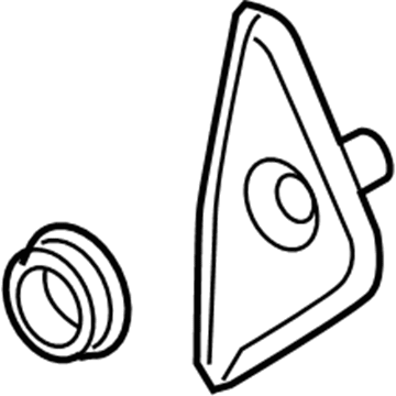 GM 22866305 Side Cover, Titanium, Outer Passenger Side GM 22866305 Side Cover, Titanium, Outer Passenger Side