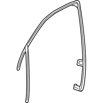 GMC Weather Strip - 23418124