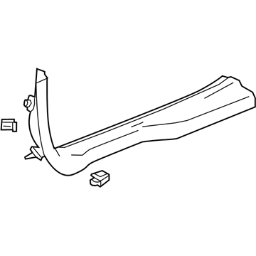GM 26215301 Sill Trim, Front Driver Side