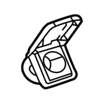 Cadillac 85054283 RETAINER,ACCESSORY POWER RECEPTACLE(PART OF 9)(JET BLACK)(BLACK SPRING)(LABELED 85054283)