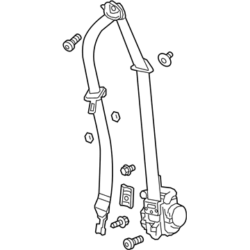 Chevy Seat Belt - 19333349