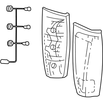 Cadillac Tail Light - 15096924