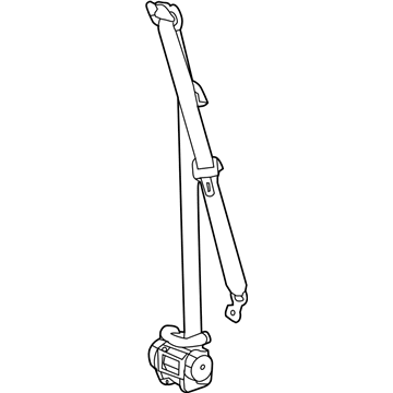 GMC Sierra 1500 Seat Belt - 19330295