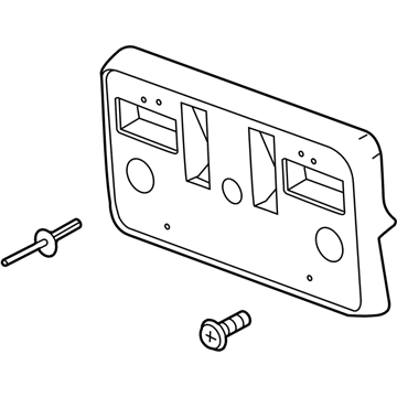 GM 84428907 License Bracket GM 84428907 License Bracket
