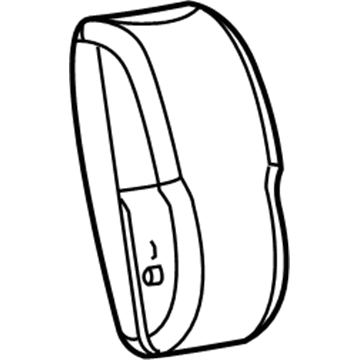 GMC 19121878 Armrest