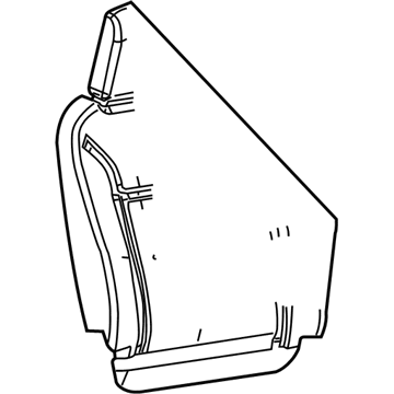 GMC 89041559 Seat Back Pad