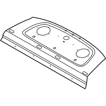 Chevy 96449051 Package Tray Trim