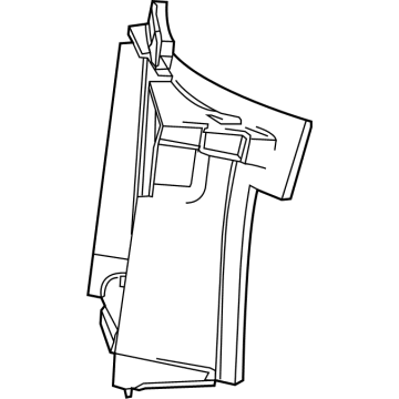 Cadillac 84257105 Rear Duct