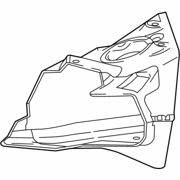 Cadillac 84146680 Front Duct