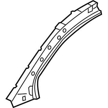 GM 22963193 Inner Windshield Pillar, Driver Side